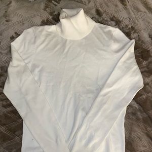 White Turtleneck Sweater